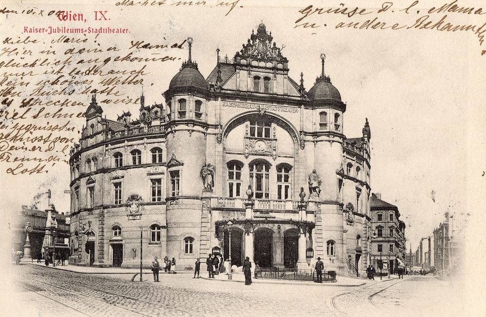 Ansichtskarte des Kaiserjubiläums-Stadttheaters