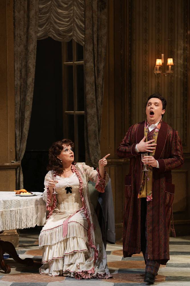 Ulrike Steinsky (Rosalinde), David Kerber (Alfred)