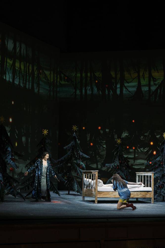 Anna Simińska (Königin der Nacht), Rebecca Nelsen (Pamina) - © Marco Sommer/Volksoper Wien Anna Simińska (Königin der Nacht), Rebecca Nelsen (Pamina)