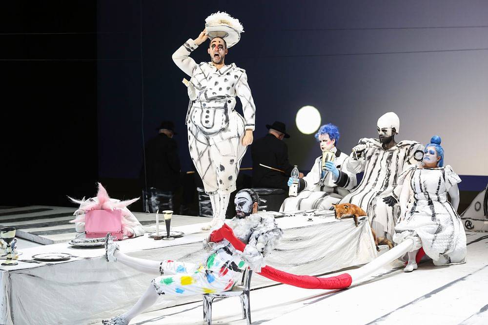 Günter Haumer (Don Giovanni), Stefan Cerny (Leporello), Szabolcs Brickner (Don Ottavio), Yasushi Hirano (Komtur), Melba Ramos (Donna Anna),Komparserie
