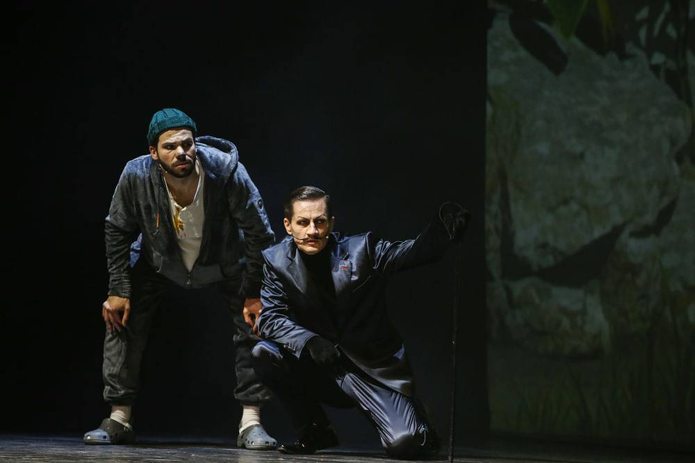 Maximilian Klakow (Balu, Bär), Christian Graf (Baghira, schwarzer Panther / Erzähler)
