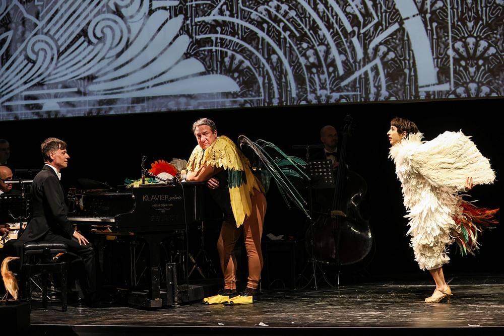 Adam Benzwi (Musikalische Leitung), Robert Palfrader (Max Pallenberg), Ruth Brauer-Kvam (Fritzi Massary)

