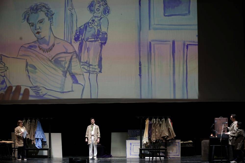 Hedwig Ritter (Sonja / Kautschukoff), Martin Enenkel (Iwan), David Kerber (Der Zarewitsch), Juliette Khalil (Mascha)