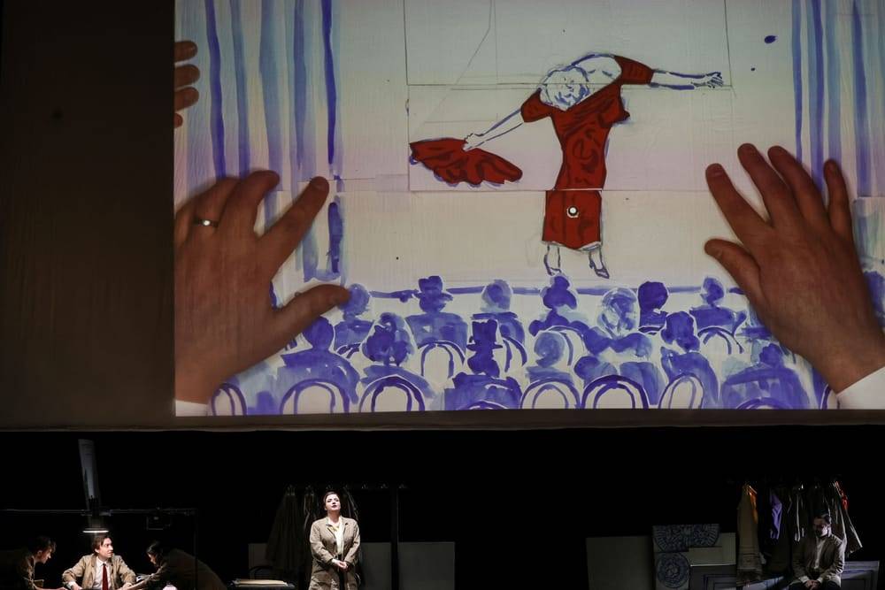 Martin Enenkel (Iwan), Steef de Jong (Regie, Bearbeitung, Bühne und Kostüme), Juliette Khalil (Mascha), David Kerber (Der Zarewitsch), Hedwig Ritter (Sonja / Kautschukoff)