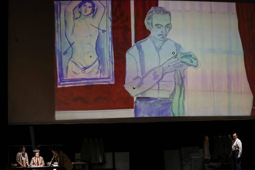 Juliette Khalil (Mascha), Steef de Jong (Regie, Bearbeitung, Bühne und Kostüme), Hedwig Ritter (Sonja / Kautschukoff), David Kerber (Der Zarewitsch)