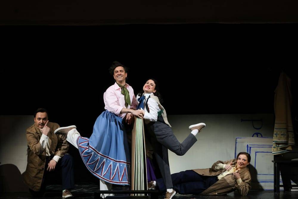 David Kerber (Der Zarewitsch), Martin Enenkel (Iwan), Juliette Khalil (Mascha), Hedwig Ritter (Sonja / Kautschukoff)