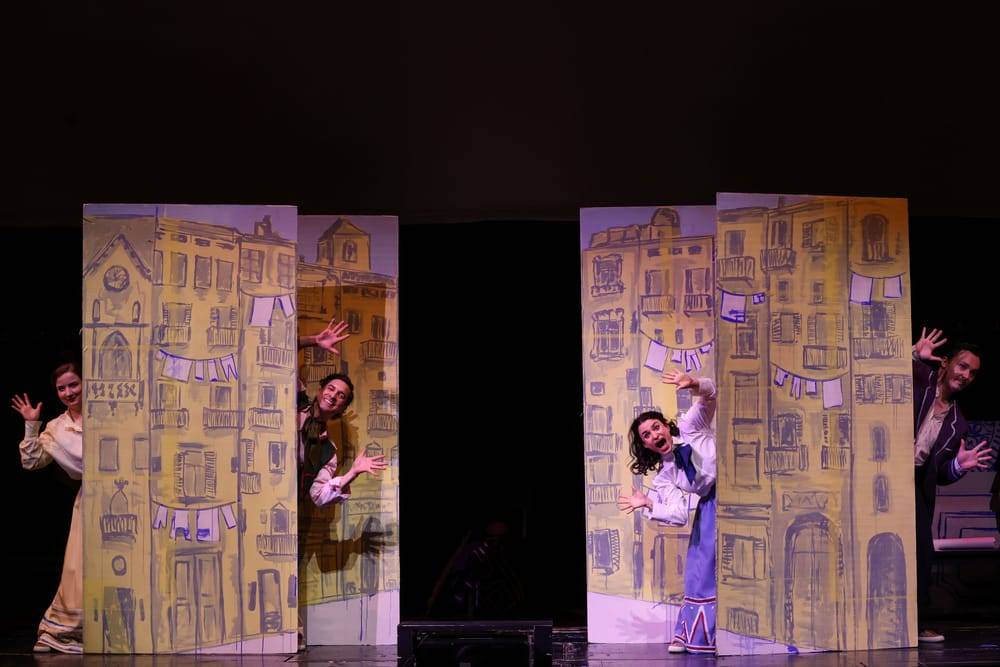 Hedwig Ritter (Sonja / Kautschukoff), Martin Enenkel (Iwan), David Kerber (Der Zarewitsch), Juliette Khalil (Mascha)