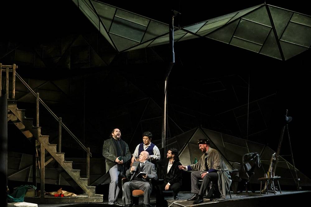 Trevor Haumschilt-Rocha (Marcello), Jenish Ysmanov (Rodolfo), Daniel Ohlenschläger (Benoît), Pablo Santa Cruz (Shaunard), Alexander Fritze (Colline)