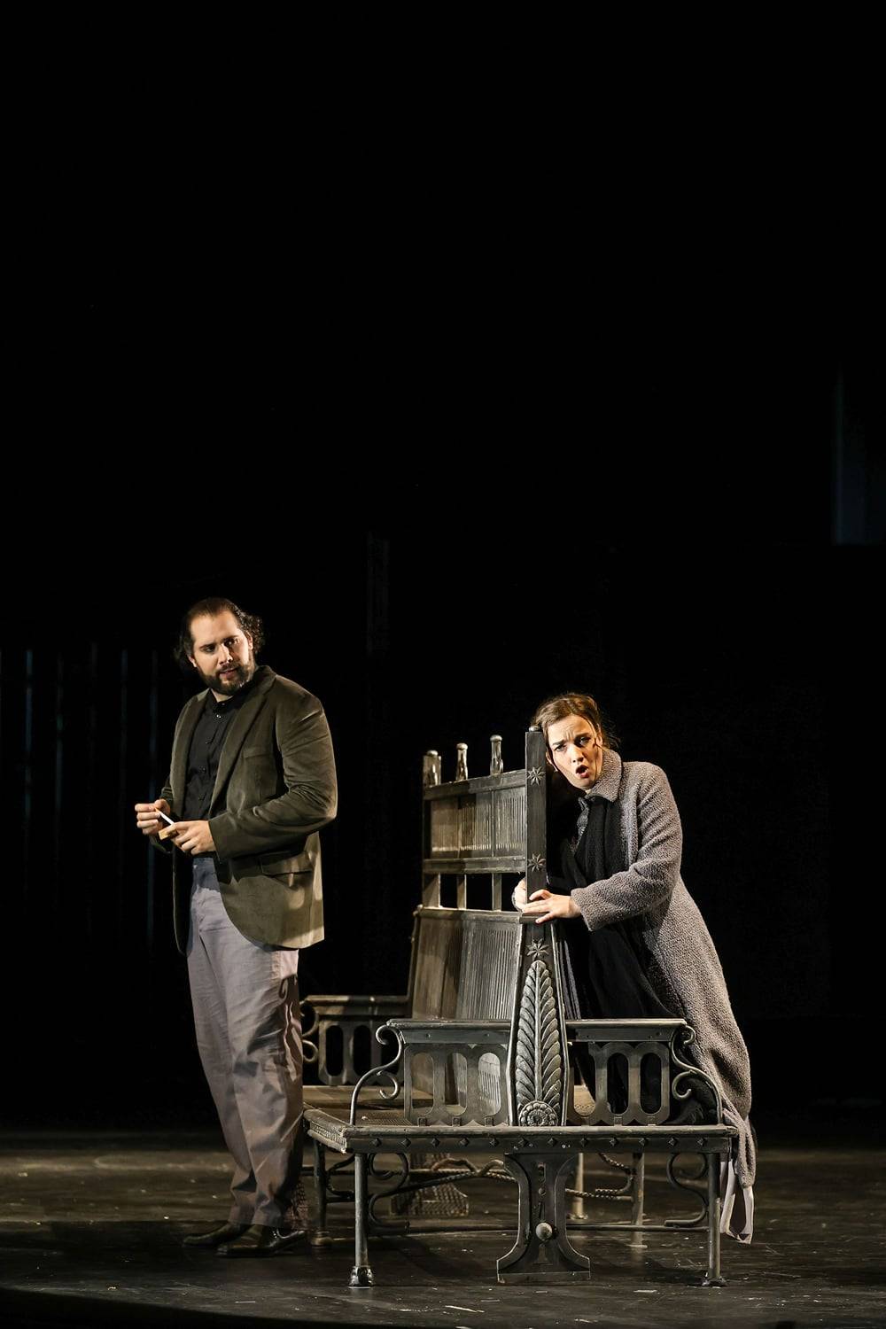 Trevor Haumschilt-Rocha (Marcello), Hedwig Ritter (Mimì)