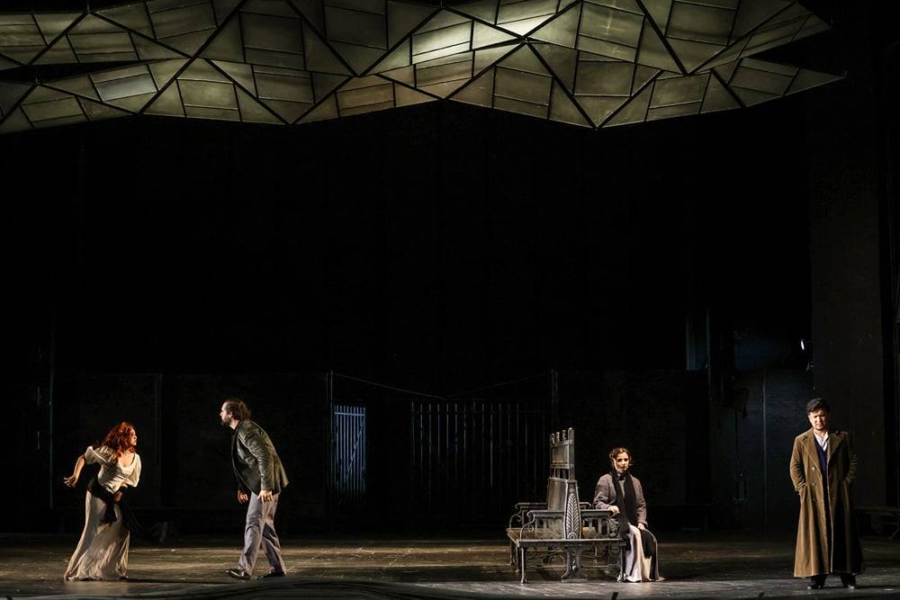 Chelsea Guo (Musetta), Trevor Haumschilt-Rocha (Marcello), Hedwig Ritter (Mimì), Jenish Ysmanov (Rodolfo)