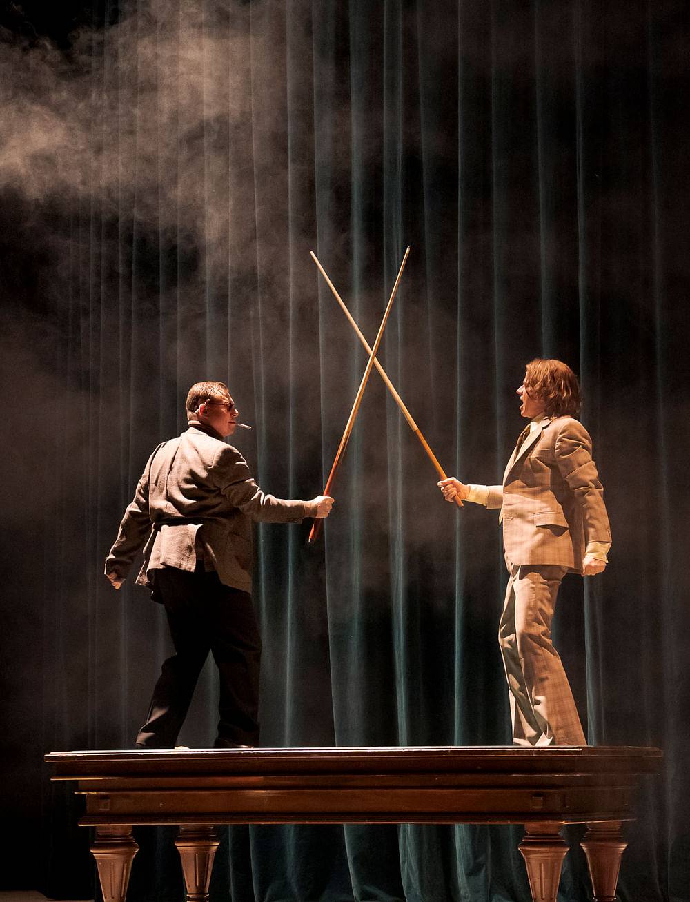 Robert Bartneck (Raoul de St. Brioche), Michael Havlicek (Vicomte Cascada)
