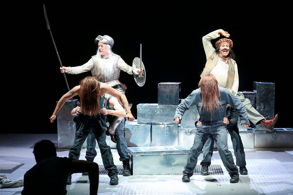 Robert Meyer (Don Quixote), Boris Pfeifer (Sancho)