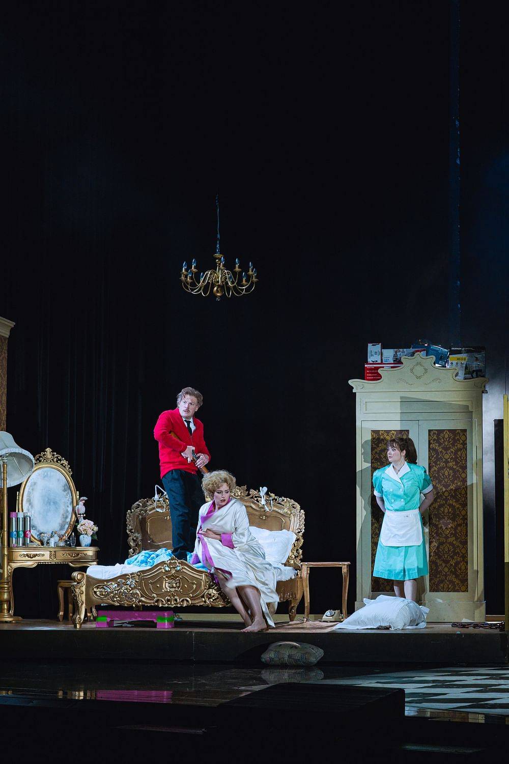 Daniel Schmutzhard (Il conte d´Almaviva), Matilda Sterby (La contessa d´Almaviva), Lauren Urquhart (Susanna)