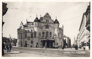 Ansichtskarte der Volksoper, 1927 © Archiv Volksoper