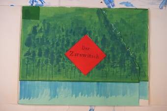 Titelblatt der Illustration von Steef de Jong für Der Zarewitsch