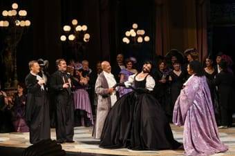 Daniel Schmutzhard (Gabriel von Eisenstein), Thomas Oliemans (Dr. Falke), Martin Winkler (Frank), Tom Neuwirth (Frosch), Katia Ledoux (Prinz Orlofsky), Chor der Volksoper Wien