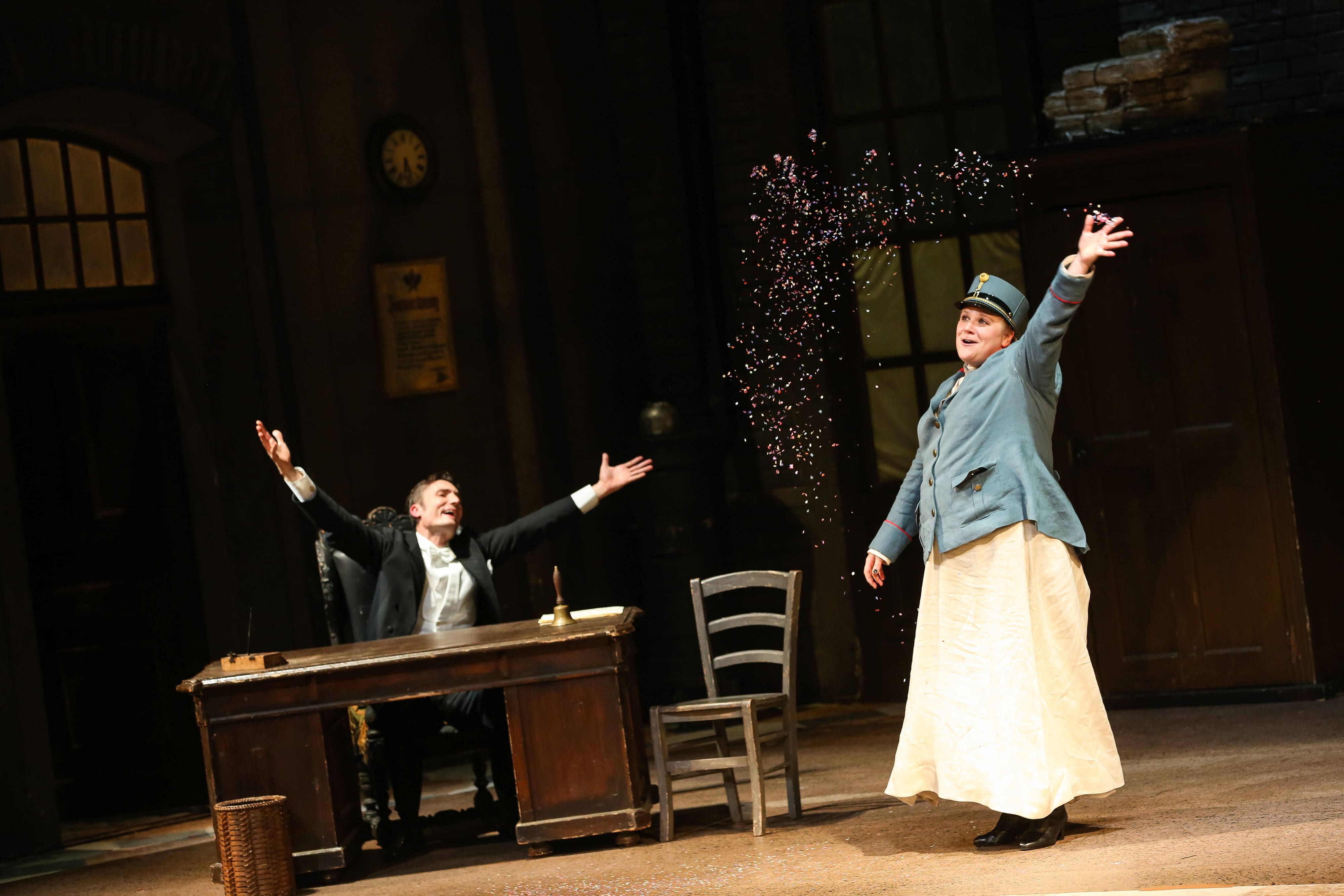 Marco Di Sapia (Frank), Stefanie Reinsperger (Frosch)